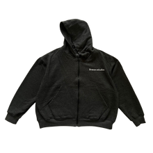 Load image into Gallery viewer, GREY ZIP HOODIE
