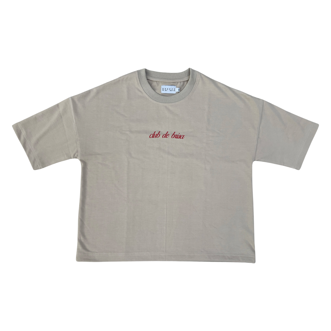 signature t-shirt beige