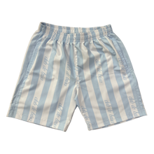 Load image into Gallery viewer, STRIPE BLUE SWIM SHORTS
