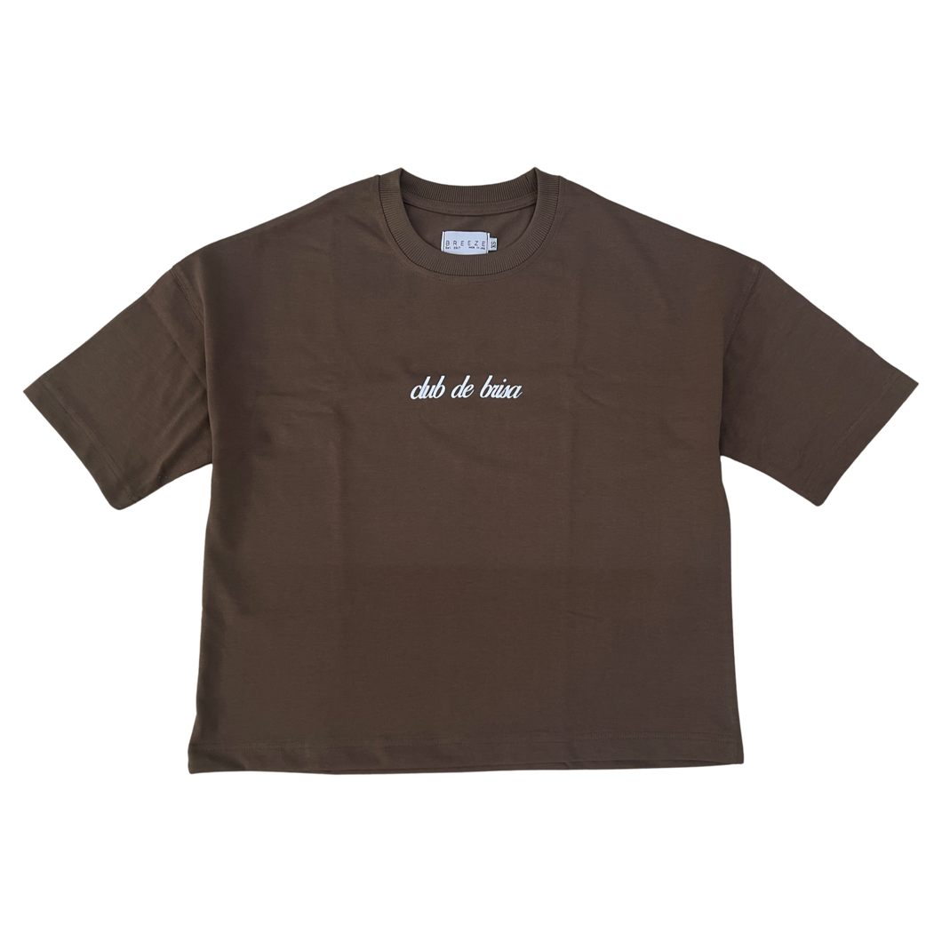 signature t-shirt brown